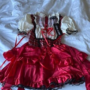 Dolls Kill Little Red Riding Hood Costume